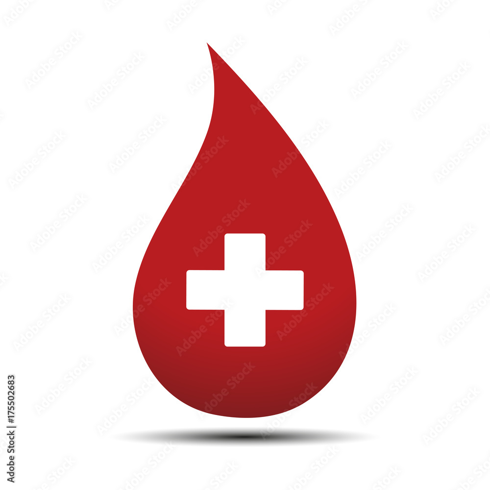 emblem of blood transfusion on white background emblem of blood transfusion on white background