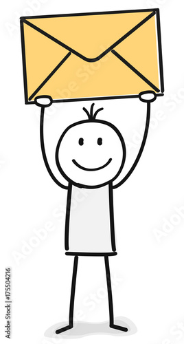 Brief Nachricht Figur