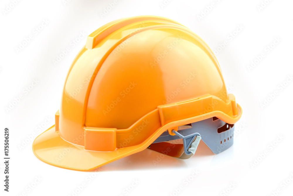 Isolated yellow Helmet for Builder Isolated yellow Helmet for Builder