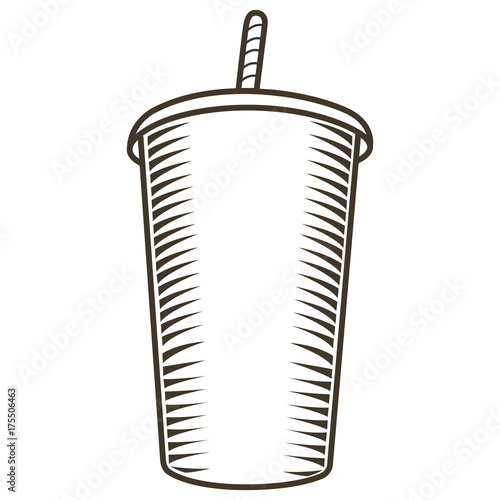 Isolated soda sketch