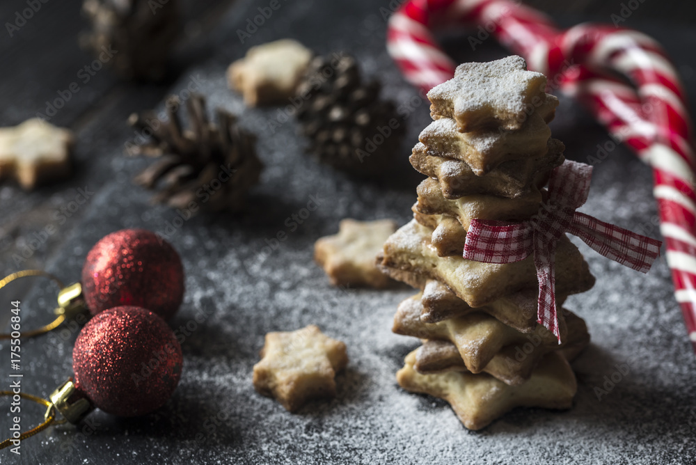 Fototapeta premium Homemade Christmas tree