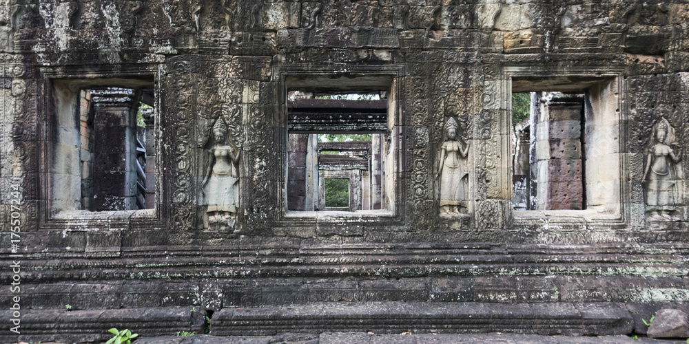 Ruins of Banteay Kdei temple, Angkor, Siem Reap, Cambodia