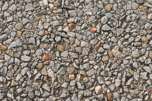 Old asphalt pavement, close-up / Abstract background of old asphalt pavement, close-up 