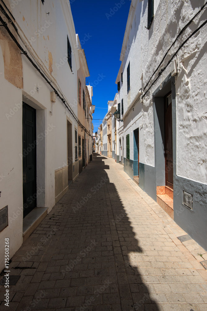 vicolo a Ciutadella de Menorca - isole Baleari, Spagna