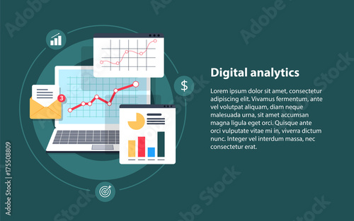 Digital analytics, Big data analysis, data science, market research, application