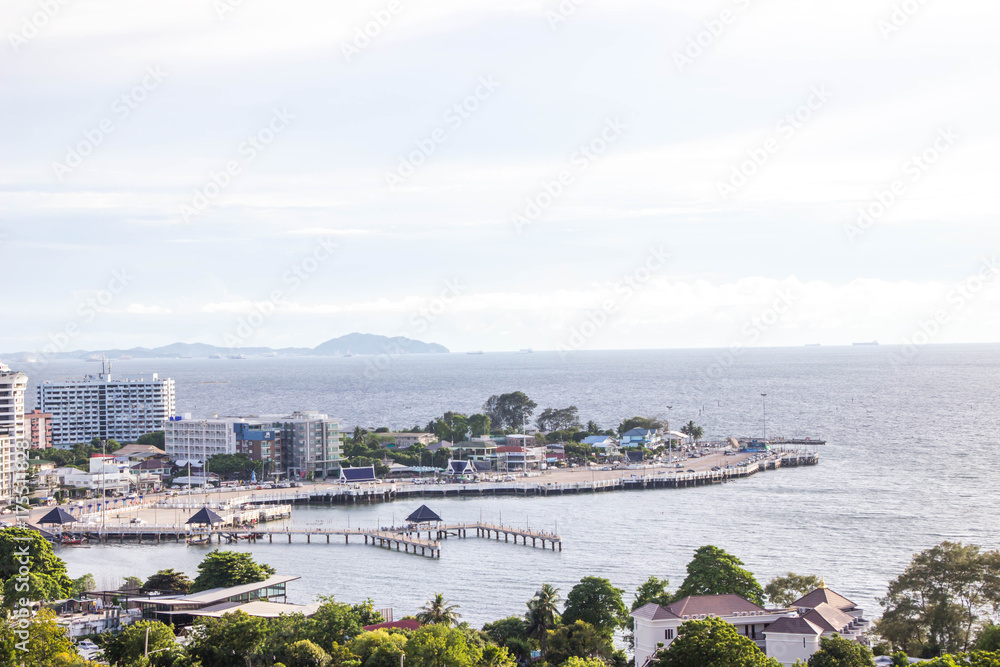 View Point Bangsaen Thailand, a tourist attraction of Chonburi. Close to Pattaya, Thailand. View Point Bangsaen Thailand, a tourist attraction of Chonburi. Close to Pattaya, Thailand.