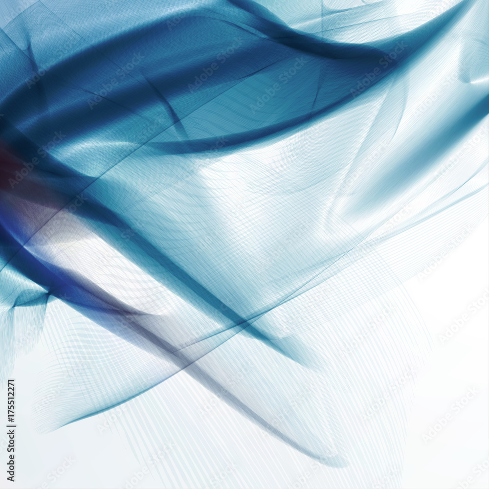Obraz premium Abstract dynamic background, futuristic wavy illustration 