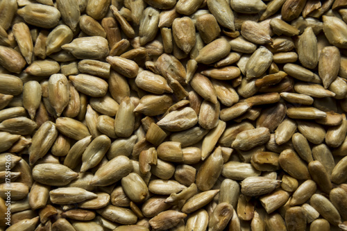 Obraz na plátně close up view of sunflower seeds background.