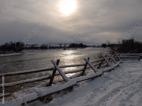 Madison River Winter Sun © Fly Fishing Waters