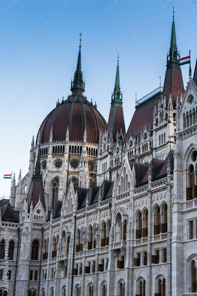 Budapest parliament in Hungary