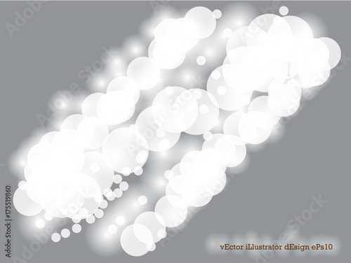 Abstract background. Circle light bokeh for template texture. Background for electronic card, white lighten circle shape, event, holiday, new year, christmas.