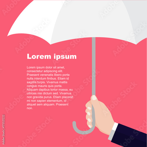 sg171004a-Businessmen holding umbrella-Vector flat design
