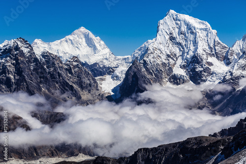 Mountain in the clouds