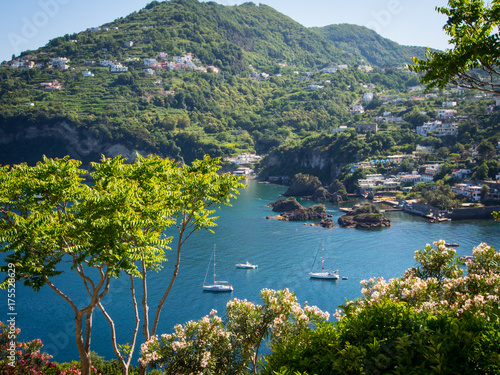 View from the Aragonese Castle on Ischia island