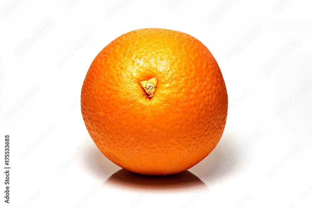 Orange fruit isolated on white Orange fruit isolated on white