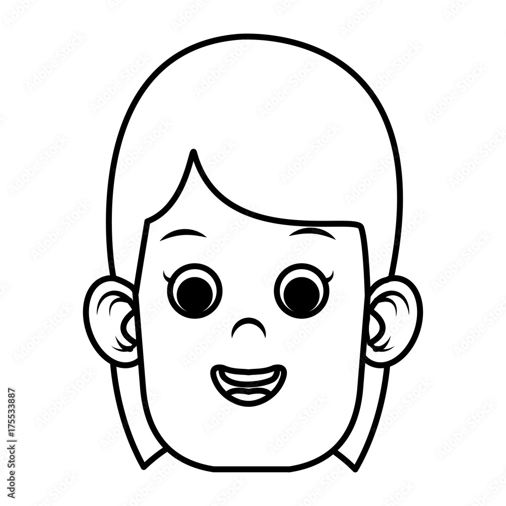 Cute girl cartoon icon vector illustration graphic design Cute girl cartoon icon vector illustration graphic design