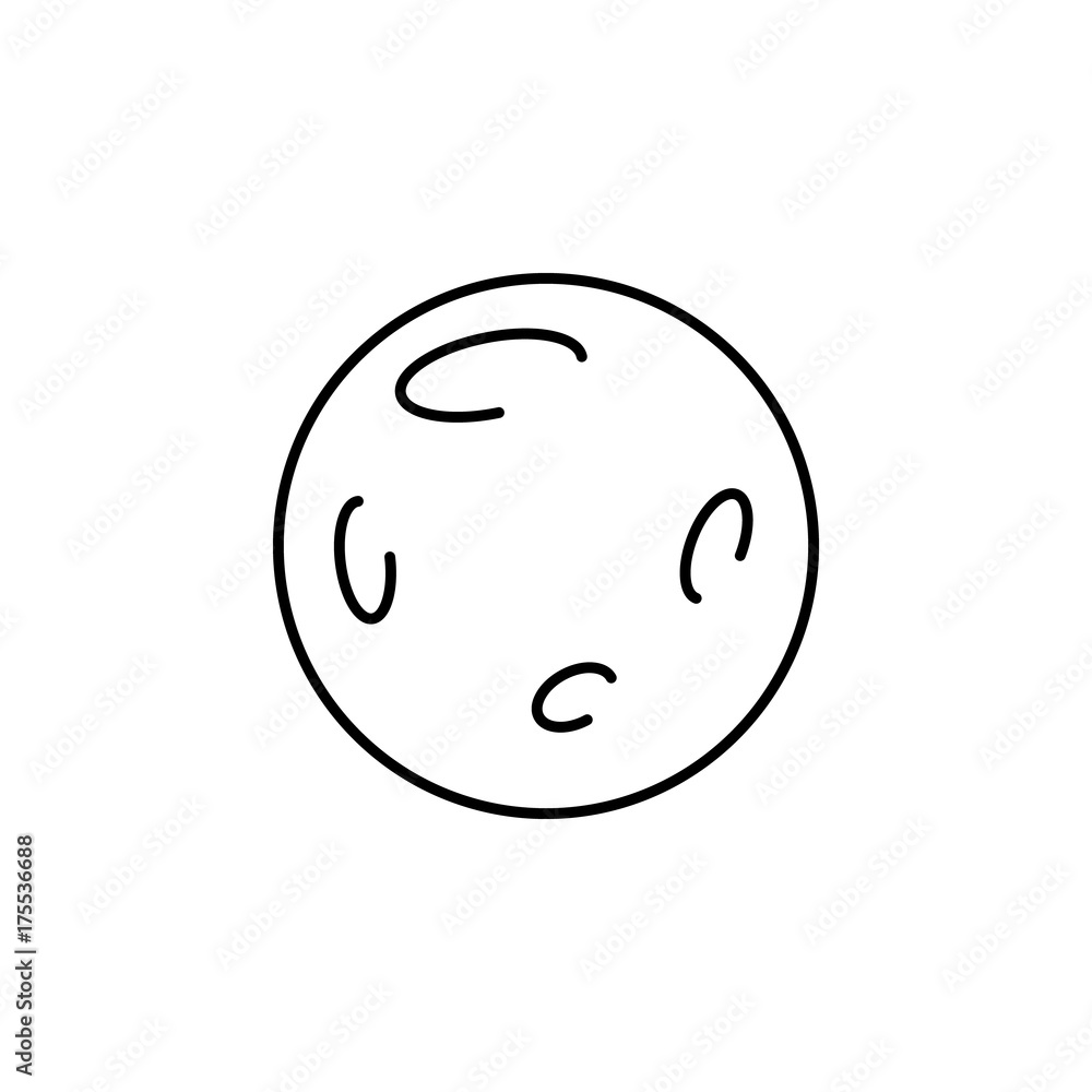 Fototapeta premium Moon icon