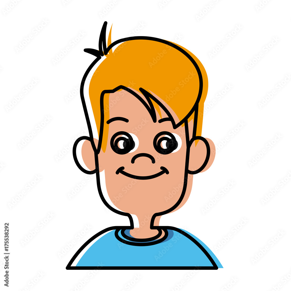 Cute boy cartoon icon vector illustration graphic design Cute boy cartoon icon vector illustration graphic design