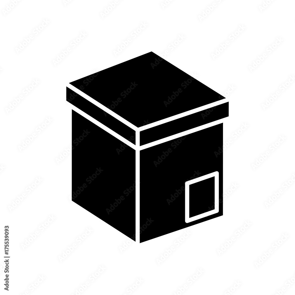 Delivery cardboard box icon vector illustration graphic design Delivery cardboard box icon vector illustration graphic design