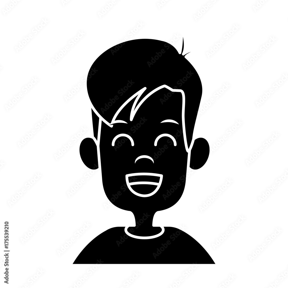 Cute boy cartoon icon vector illustration graphic design Cute boy cartoon icon vector illustration graphic design