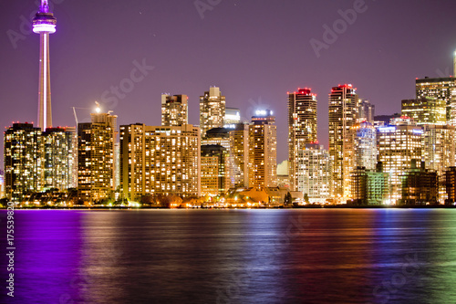 Photography Night lights of Toronto