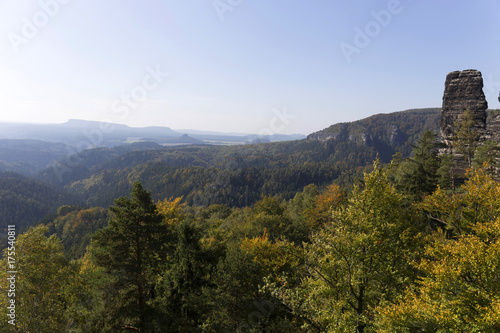 Autumn Landscape in the Czech Switzerland, Czech Republic