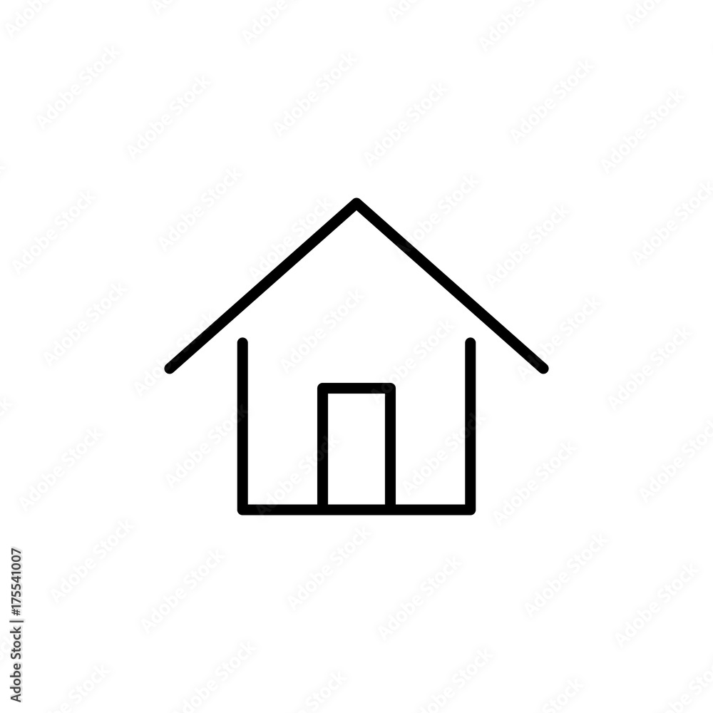 home house building line black icon home house building line black icon