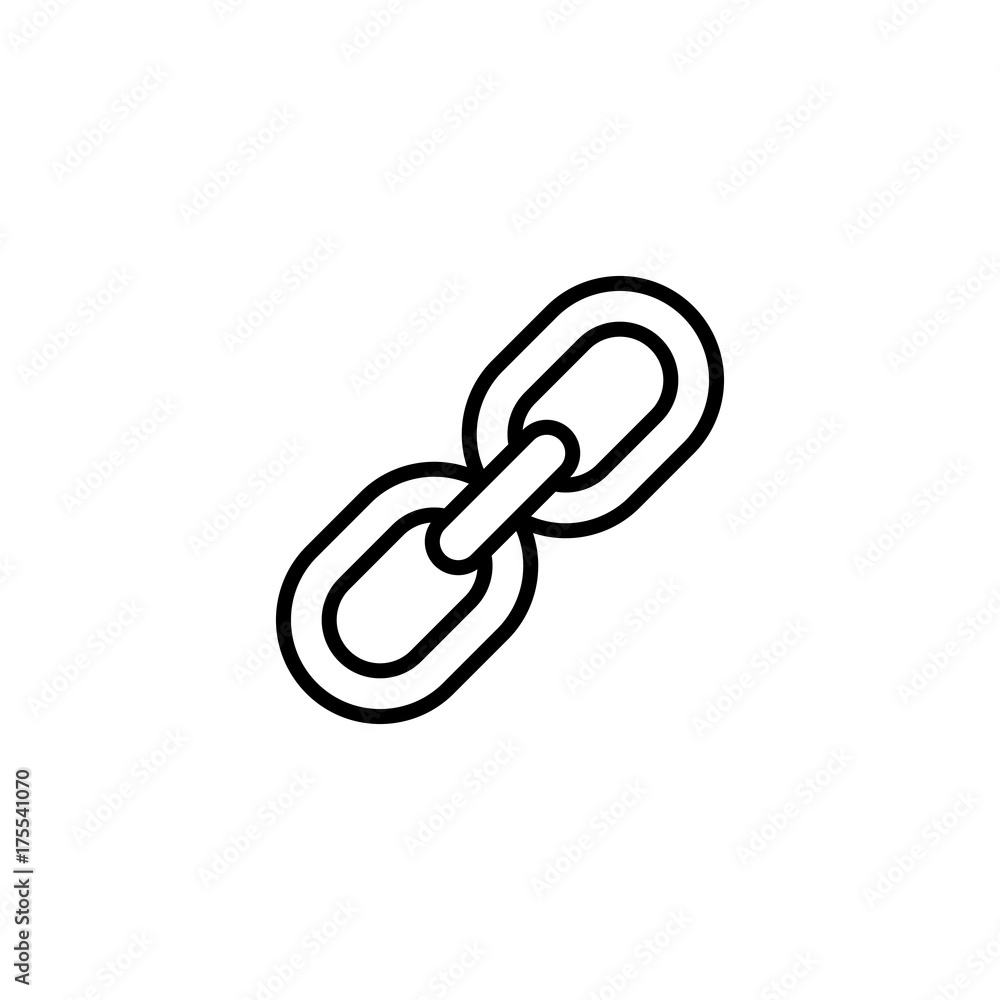 hyperlink chain symbol line black icon hyperlink chain symbol line black icon