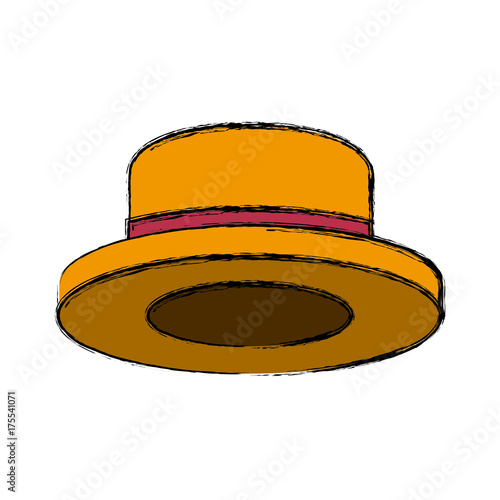 Male vintage hat icon vector illustration graphic design