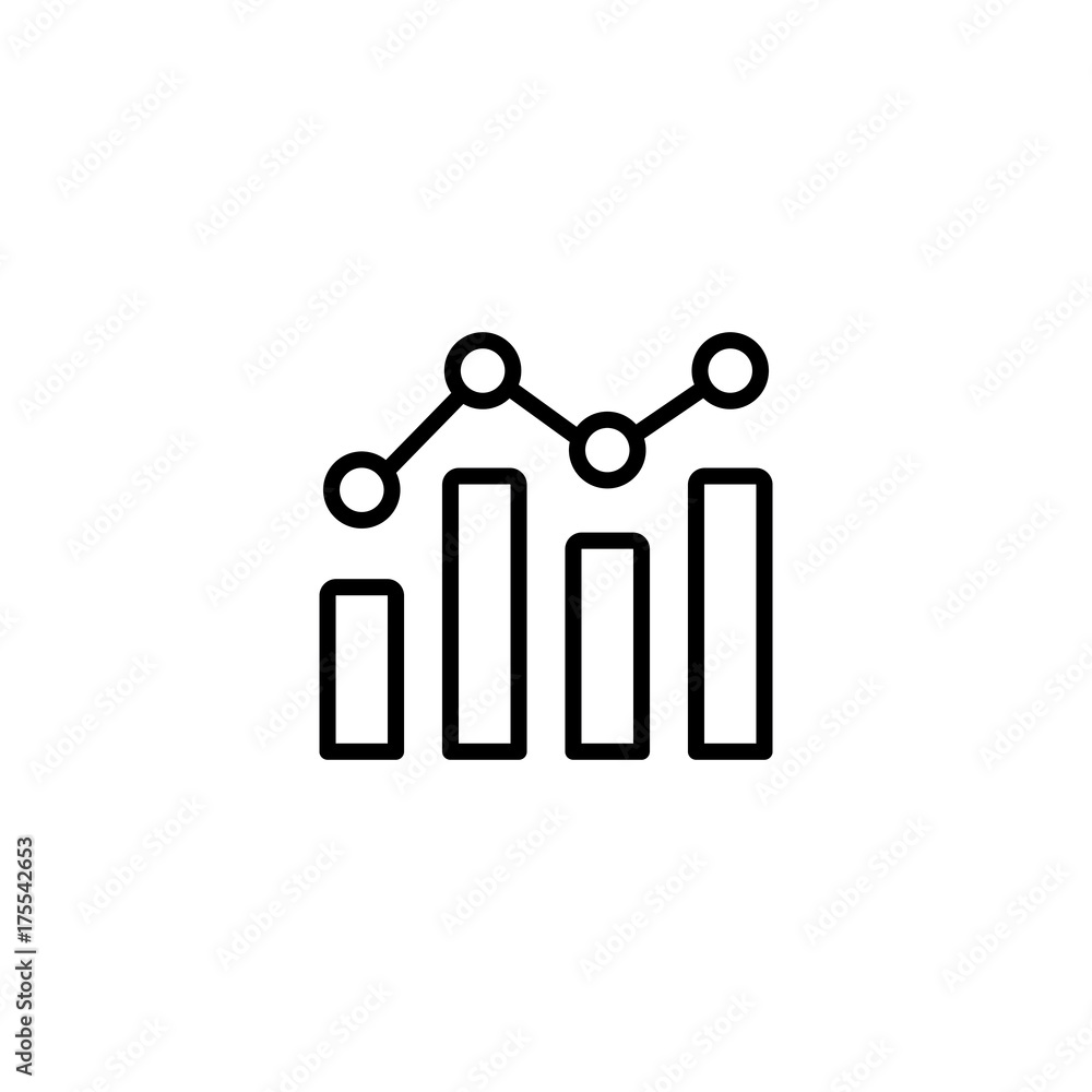 business analystic infographic diagram line black icon business analystic infographic diagram line black icon