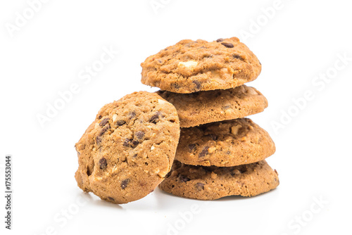 chocolate chips and cashew nut cookies