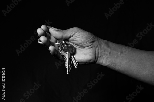 Hand and keys 03