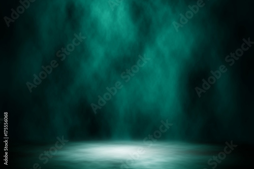 Spotlight blue stage design abstract background.