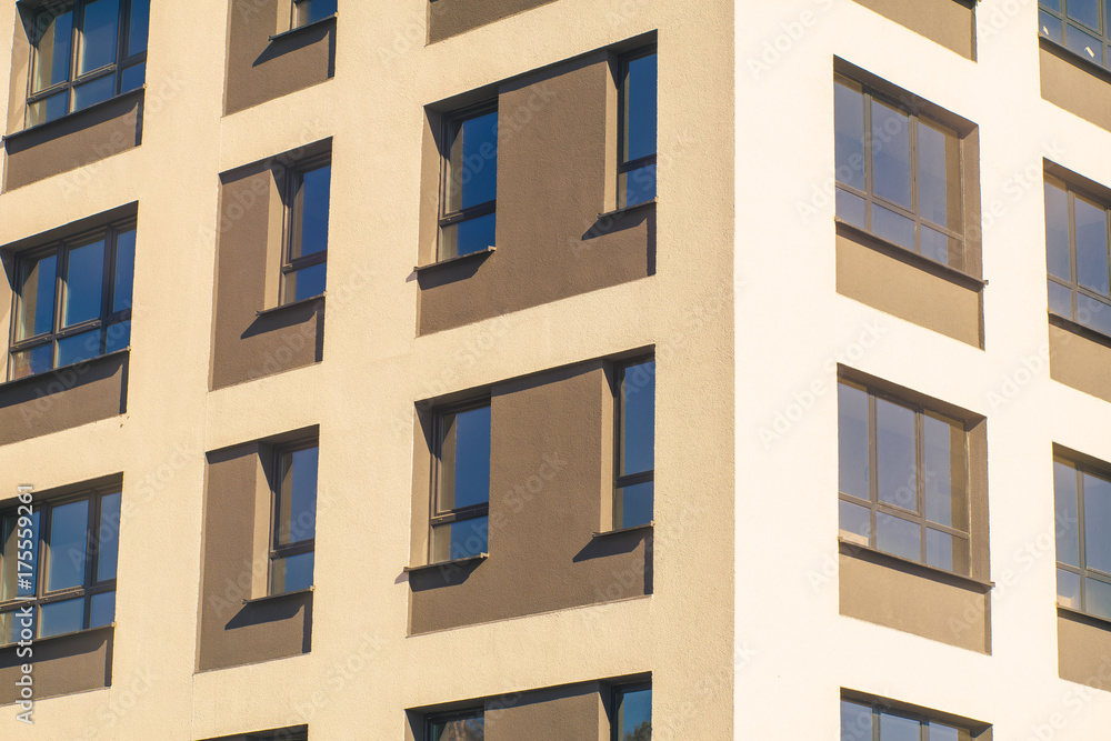 Fototapeta premium Modern High Rise Apartment Complex