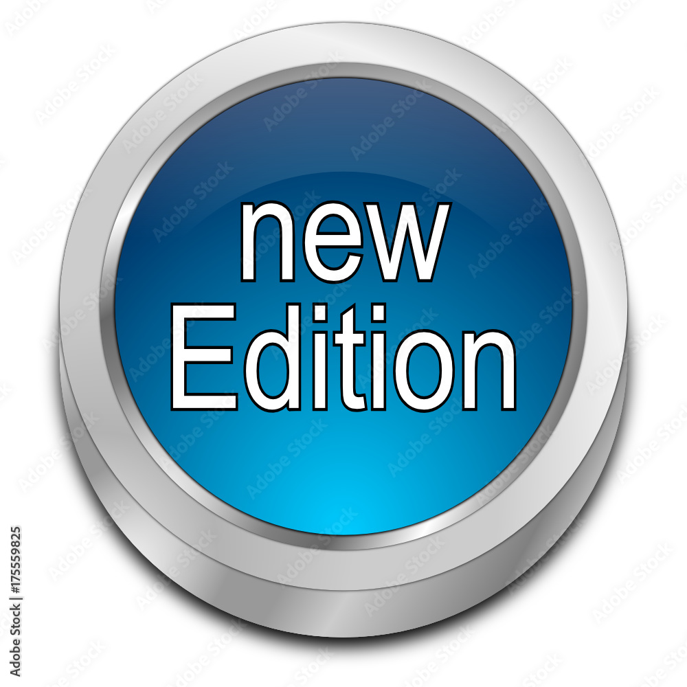 New Edition Button - 3D illustration New Edition Button - 3D illustration