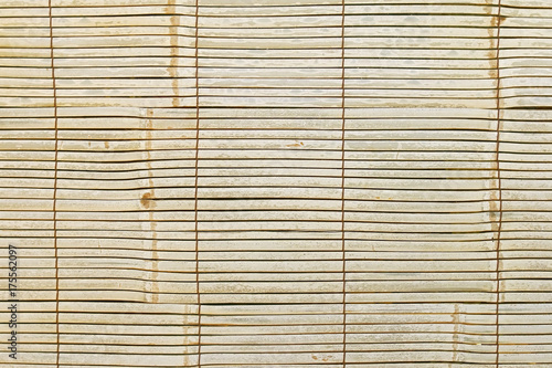 Old bamboo mat background