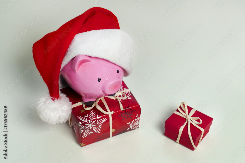 Piggy bank Christmas for the big buy gifts