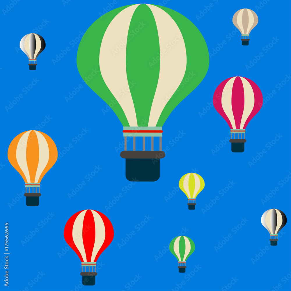 Fototapeta premium Large and small balloons