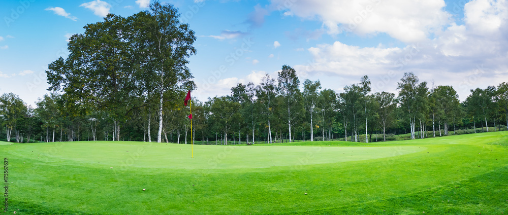 Obraz premium ゴルフ場 北海道