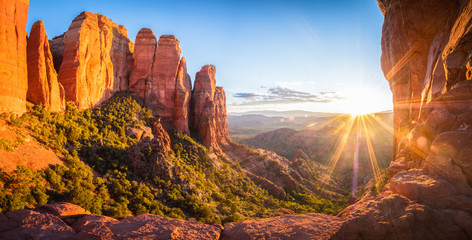 sunset in Sedona