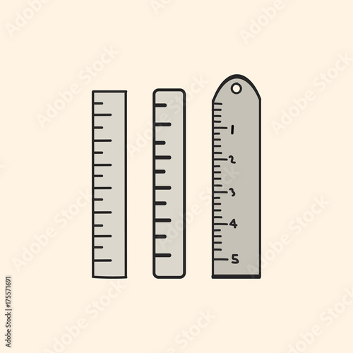 Vector of stationery doodle style