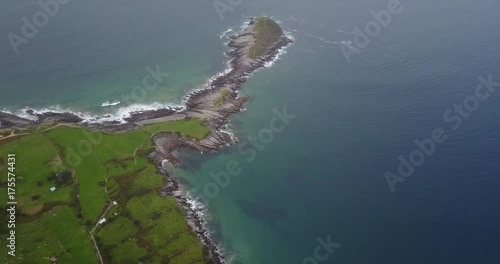 Luftvideo von spanischem Strand photo