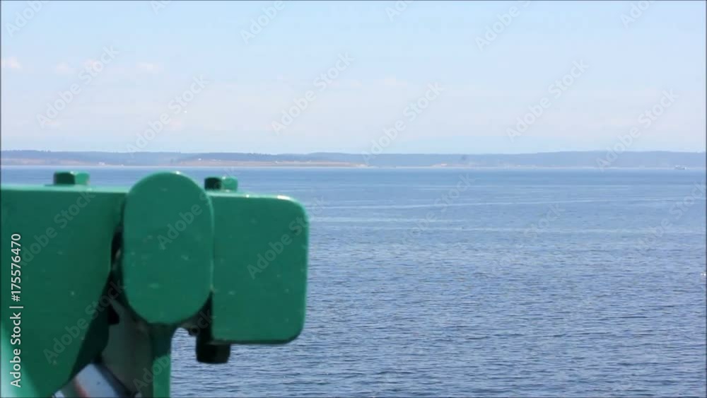 water from behind guard rail on ferry water from behind guard rail on ferry