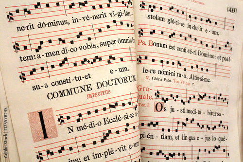 Livre de partitions de chants liturgiques