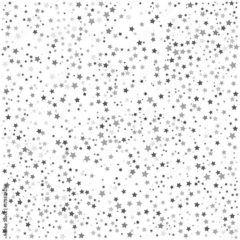 Abstract seamless pattern with random small stars