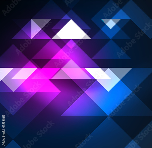 Cosmic electric background with shiny glowing plexus electricity impulses