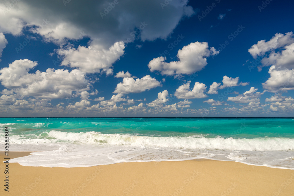 Greek sandy beach