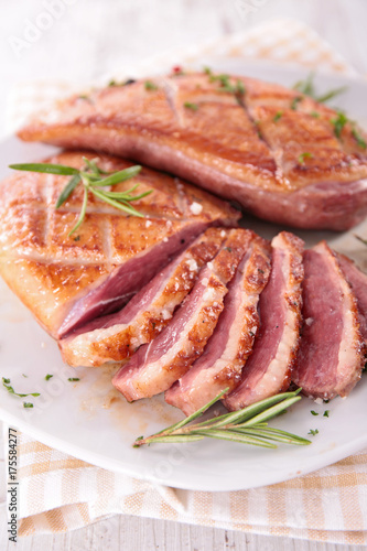 grilled duck breast