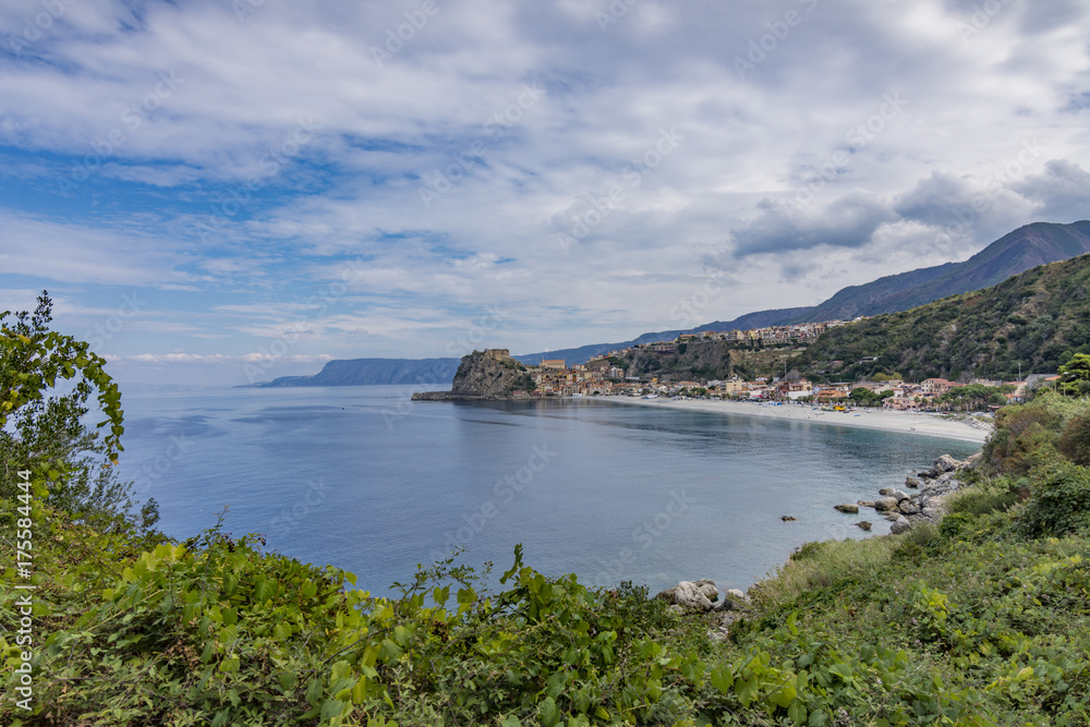 Veduta panoramica di Scilla, provincia di Reggio Calabria IT	