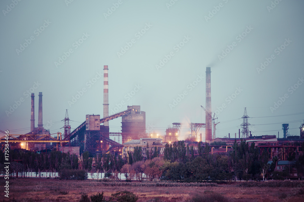 Heavy industry air pollution Heavy industry air pollution